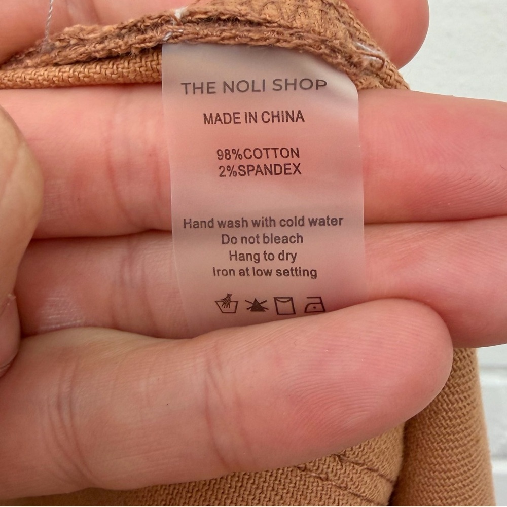 ❌SOLD❌ The Noli Shop ARIA COATED FLARE JEANS in MOCHA, SZ 31 (12) MSRP $178 - Picture 10 of 10